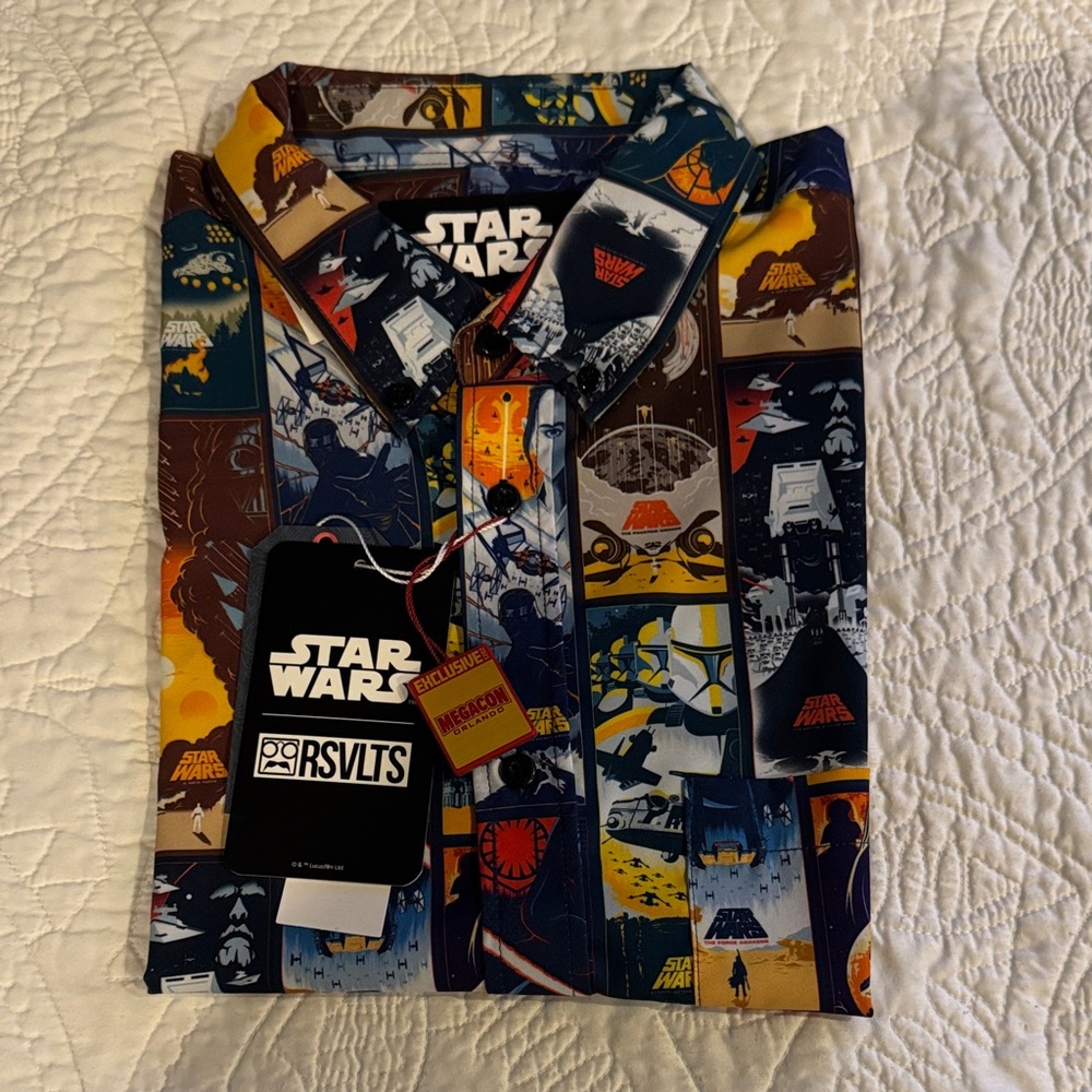 RSVLTS Star Wars Graphic Shirt - MegaCon Exclusive. Size Large. New. RARE shirt